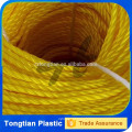 3mm-40 mm 3 strands twisted colored pe rope